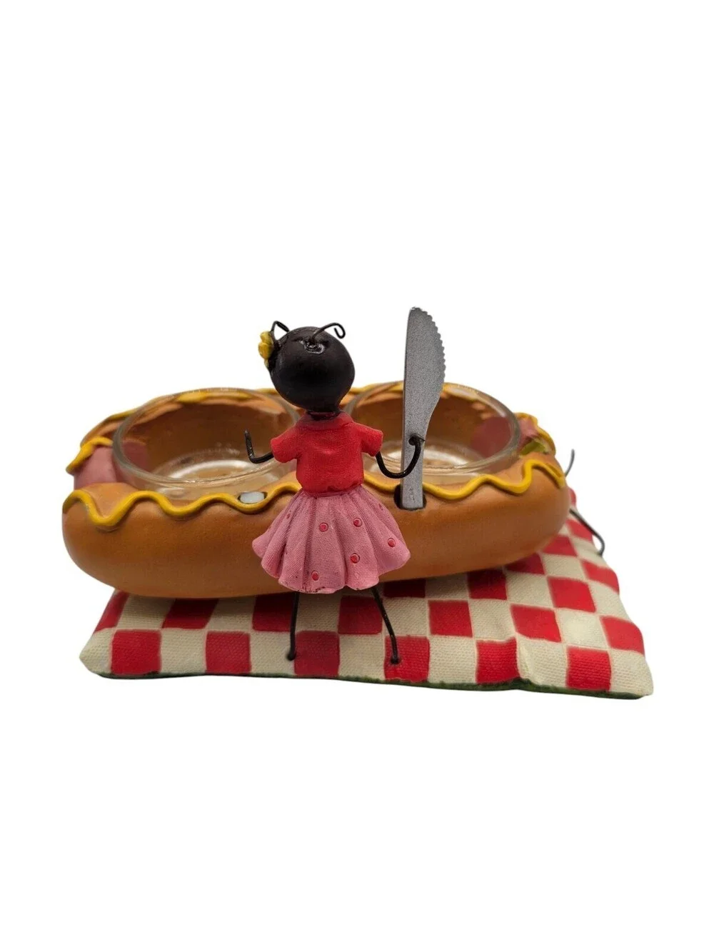 Yankee Candle Ants Picnic hot dog condiment holder